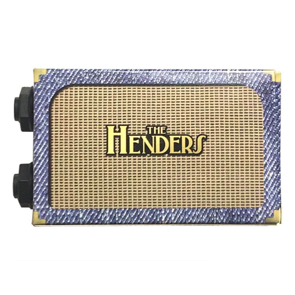 Fine Assist PKA-HC2BJS ポケットアンプ ヘンダーズコレクション2 ブルージーンズ 9V電池駆動のパワフルなポケットアンプ 背面
