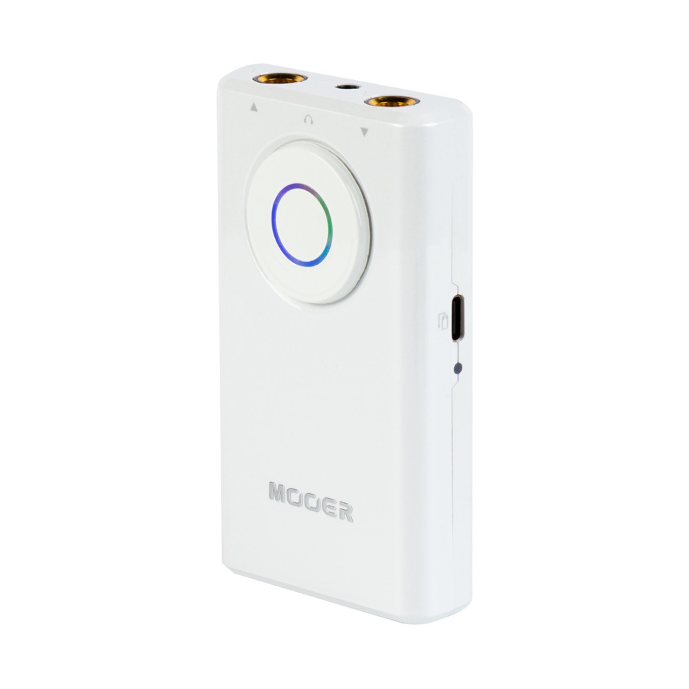 Mooer Prime P1 White マルチエフェクター 左斜めアングル画像