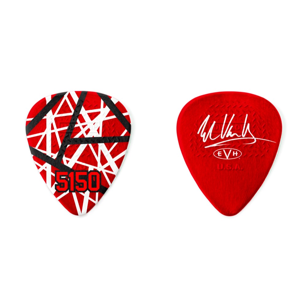 JIM DUNLOP EVHPT08 EVH Frankenstein Pick Tin ピックケース&ギターピック6枚入り ピック裏/表