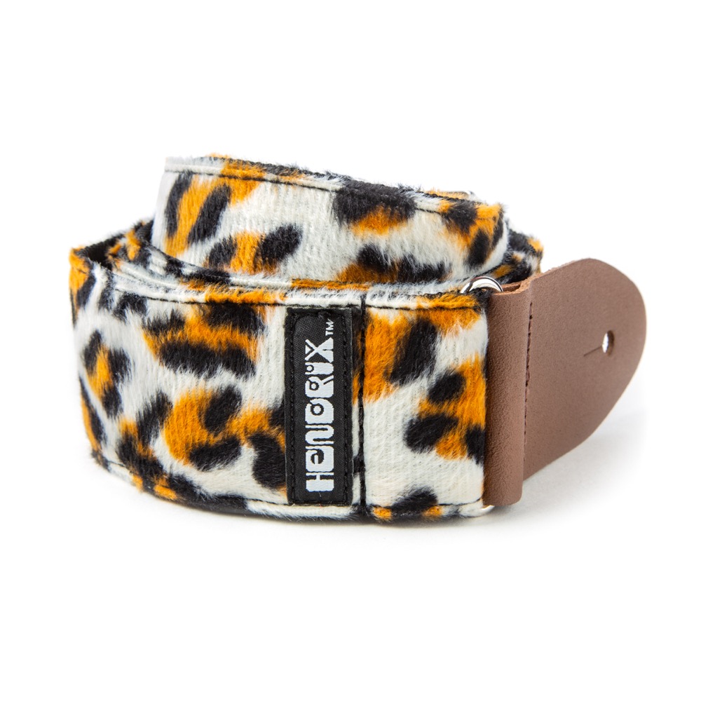 JIM DUNLOP JH13 Jimi Hendrix Live in Maui Leopard Strap ギターストラップ 全体像