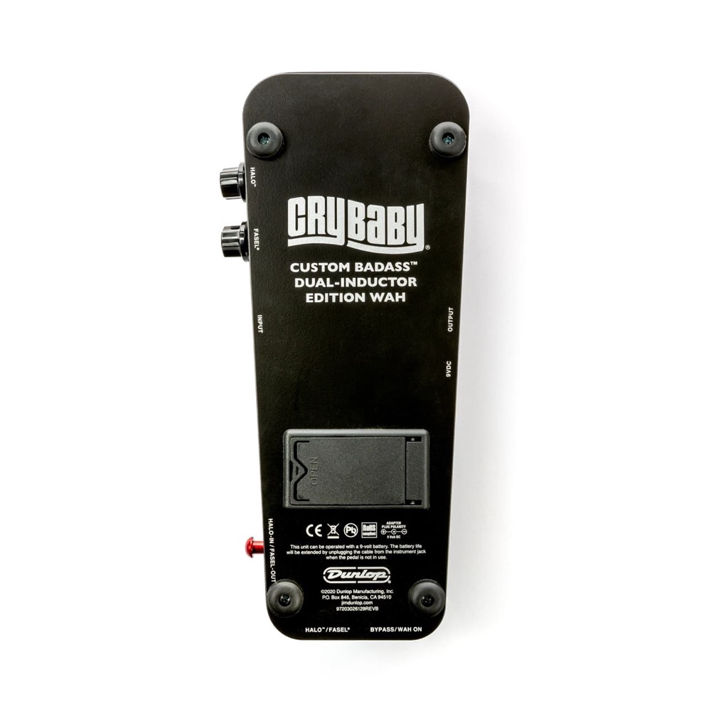 JIM DUNLOP GCB65 Cry Baby Custom Badass Dual-Inductor Edition Wah ワウペダル 底面