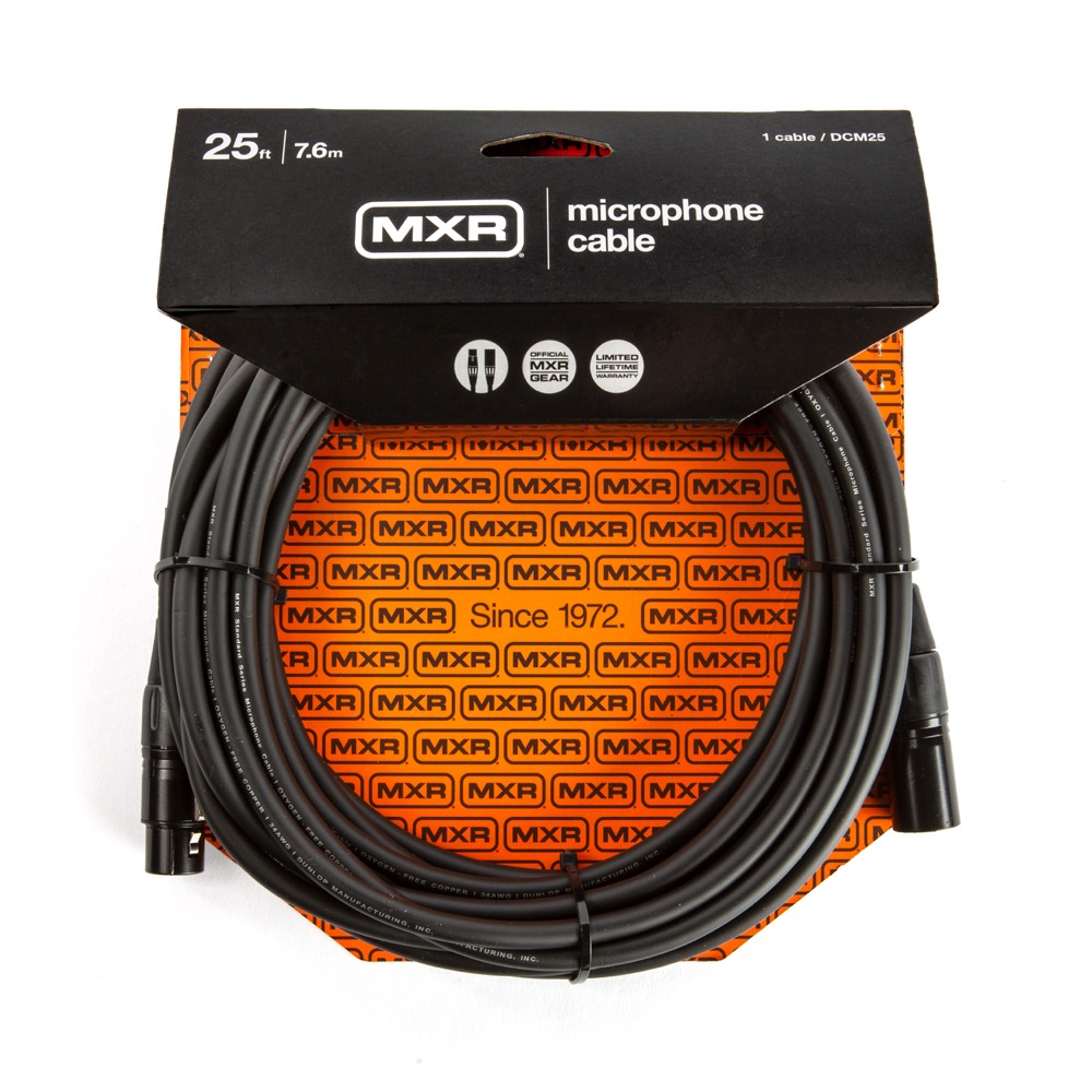 MXR DCM25 25ft Microphone Cable XLRオス−XLRメス マイクケーブル