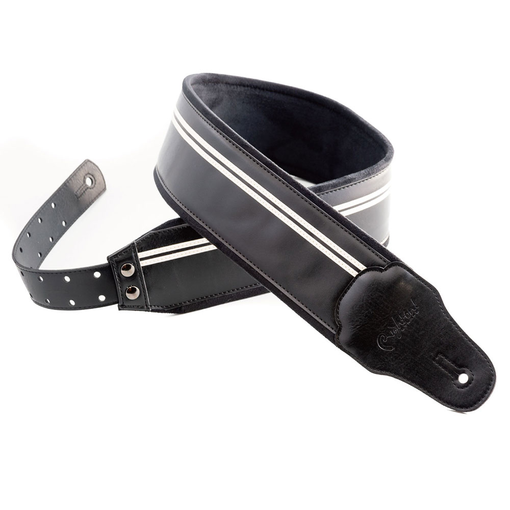 Righton! STRAPS B-RACE Black ギター ベース用ストラップ 全体画像