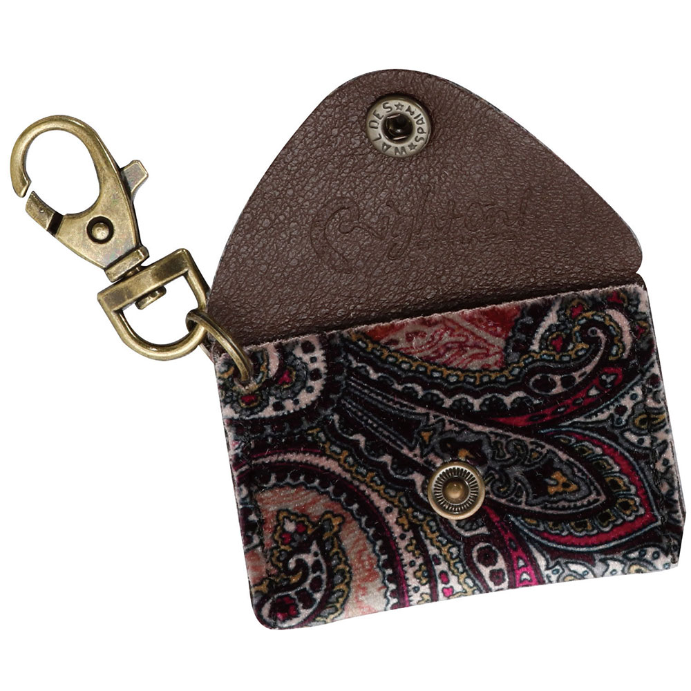 Righton! STRAPS Pick Pouch Paisley Burgundy ピックケース 内側画像