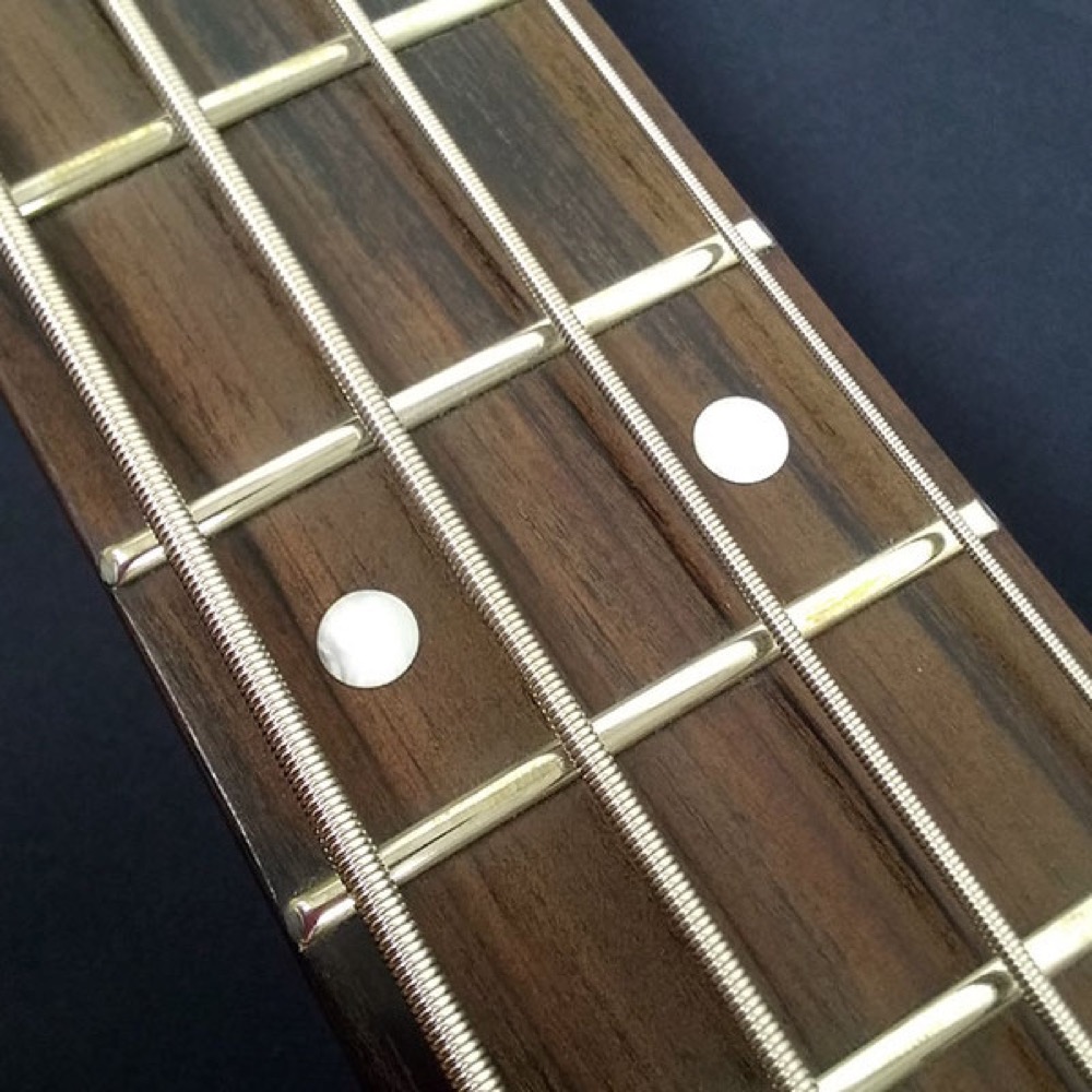 GrassRoots G-BB-DLX Orange エレキベース 指板の画像