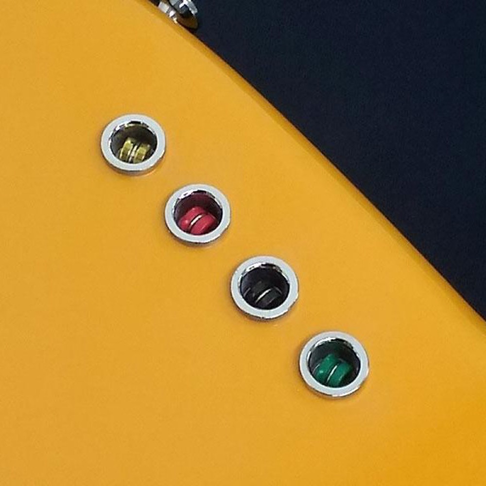 GrassRoots G-BB-DLX Orange エレキベース 裏通し仕様の画像