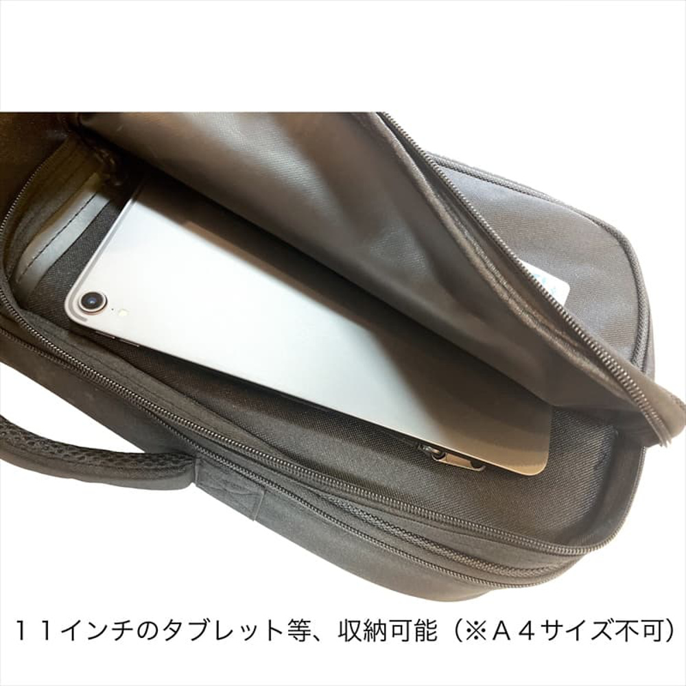 KIWAYA KLC-Sop/BK ウクレレライトケース ソプラノ用ウクレレケース 外側ポケット画像