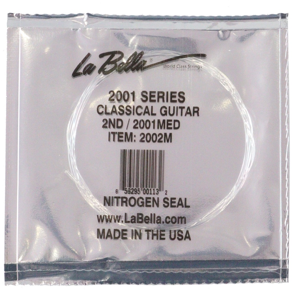 La Bella 2001 Medium Tension 2弦 0.0335 クラシックギターバラ弦