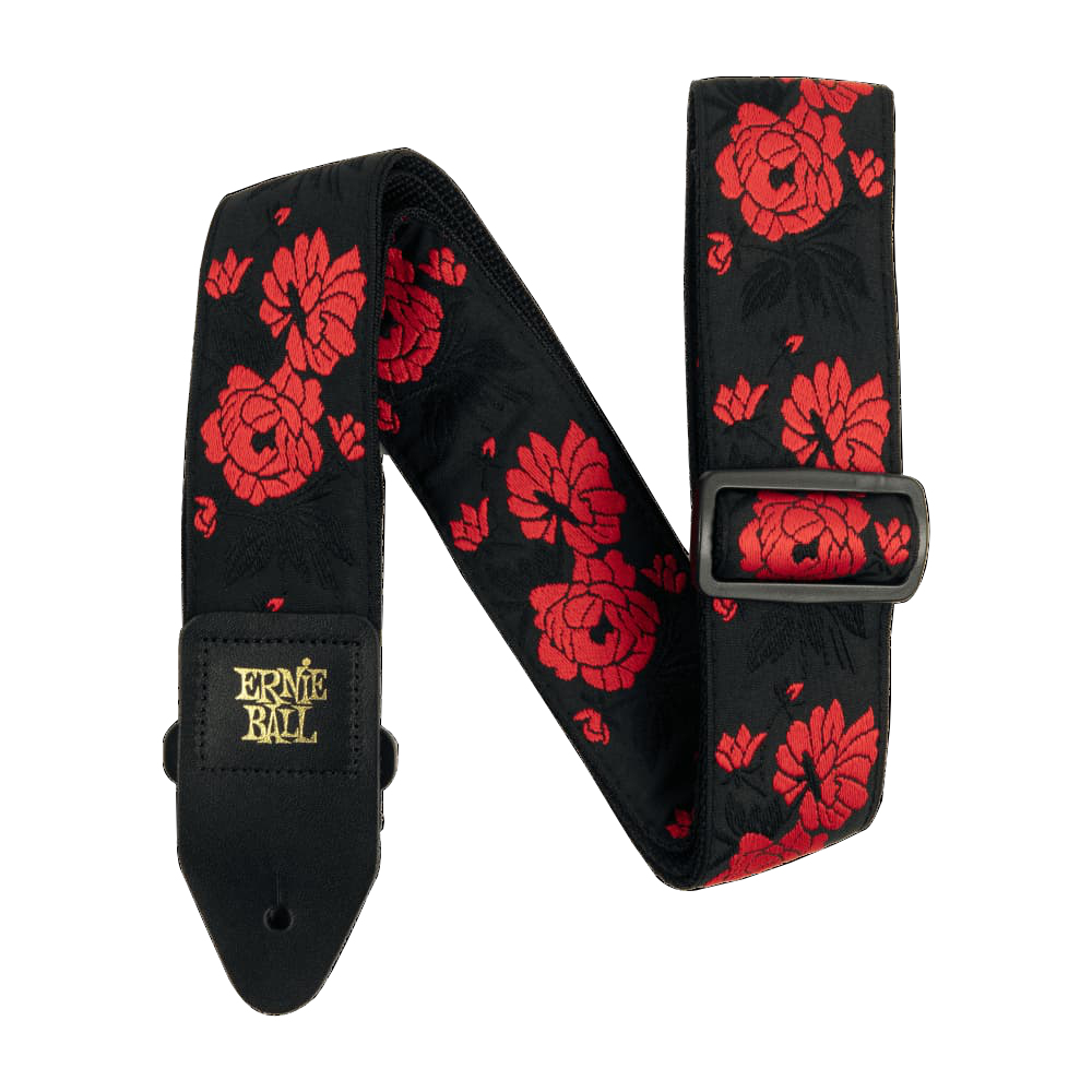 ERNIE BALL 5335 TANGO ROSE Jacquard Strap ギターストラップ
