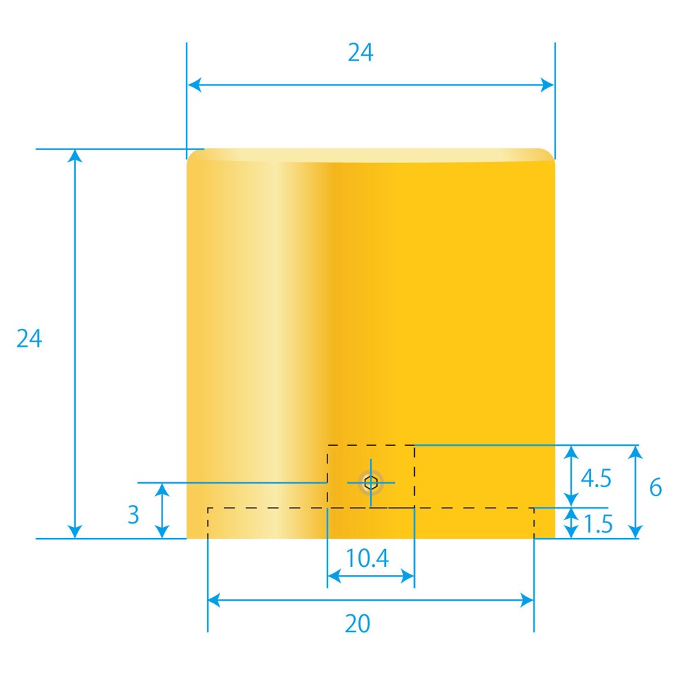 K.E.S ESH-T エフェクタースイッチハット トールサイズ サイズ