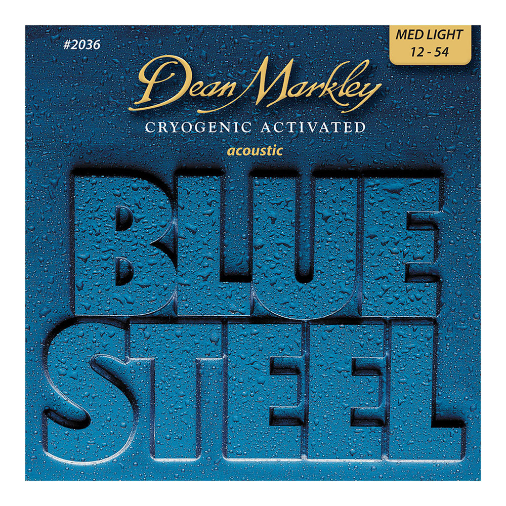 Dean Markley DM2036 Blue Steel Acoustic Guitar Strings Med light 12-54 アコースティックギター弦