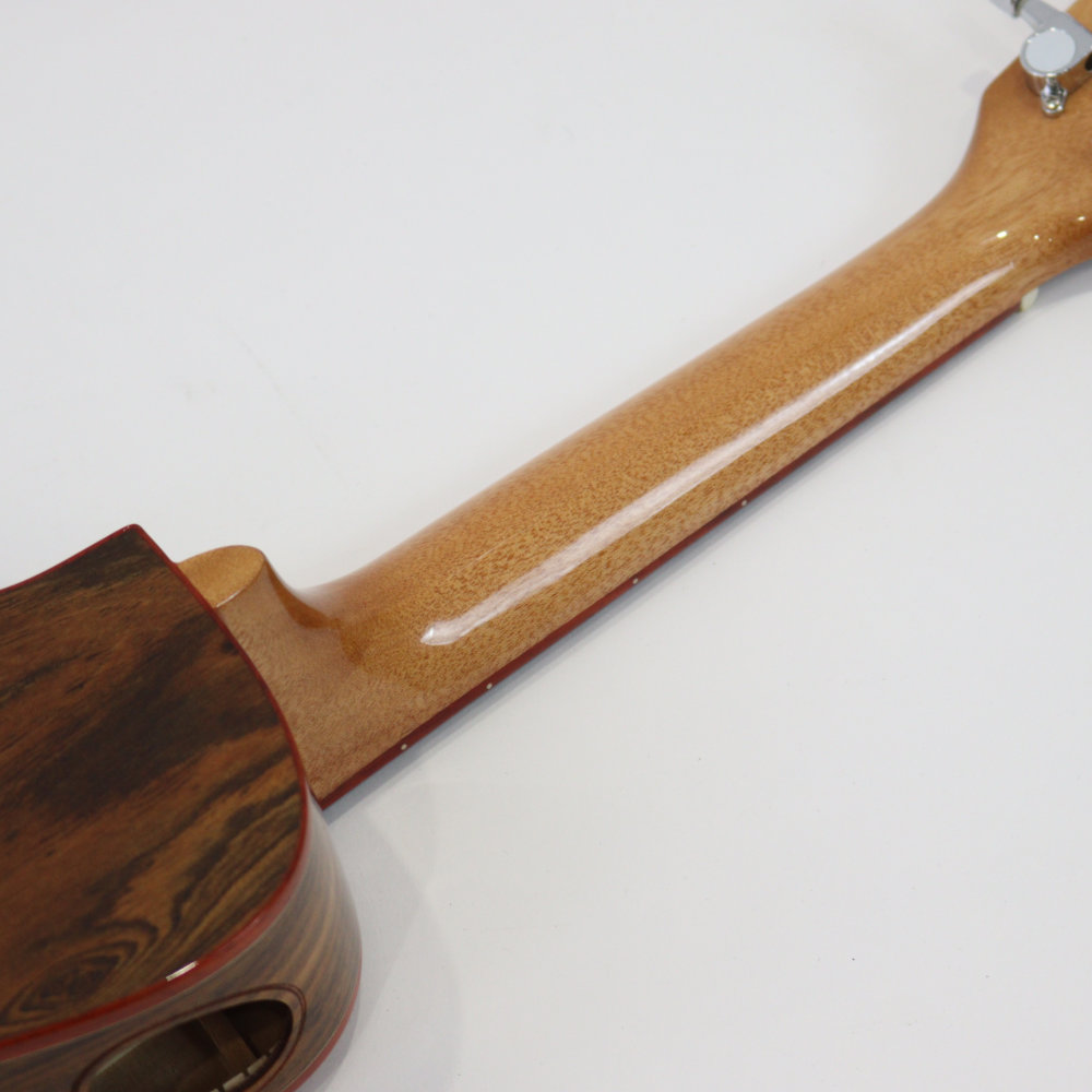 Kai Ukulele KC-700C コンサートウクレレ カッタウェイ有り ソフトケース付き ネック画像