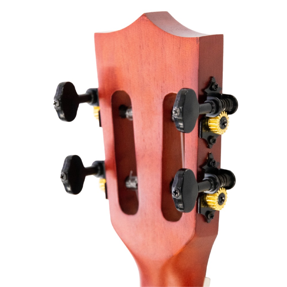 KIWAYA KTU-1 初心者セット テナーウクレレ ケース/チューナー/教則本付きセット ウクレレヘッドバック画像