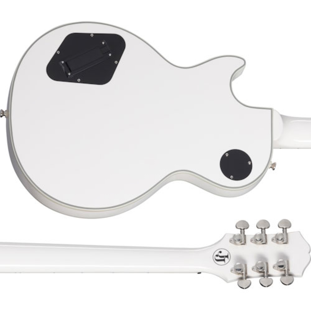 Epiphone Jerry Cantrell Les Paul Custom Prophecy Bone White エレキギター ボディバック画像 背面画像 ネック裏画像