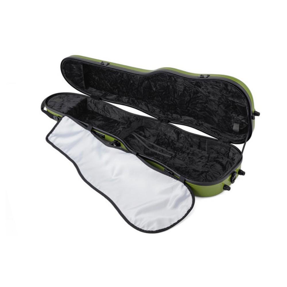 東洋楽器 7036M Plume ABS Vio マットオリーブ バイオリンケース 全体像