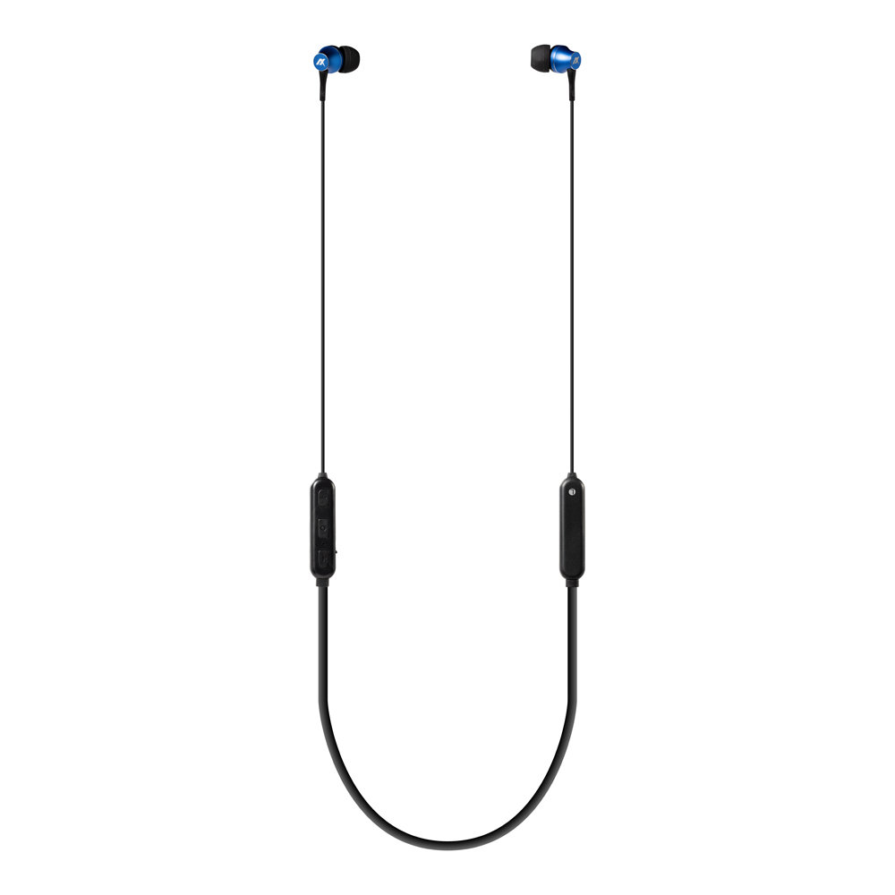 AXES B-FINE AH-BT89 BL ワイヤレスイヤホン ブルー 全体像