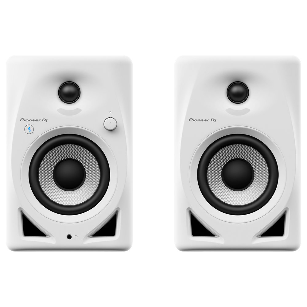 Pioneer DJ DM-40D-BT-W White Bluetooth搭載 パワードモニタースピーカー 1ペア（2台） 白 ホワイト