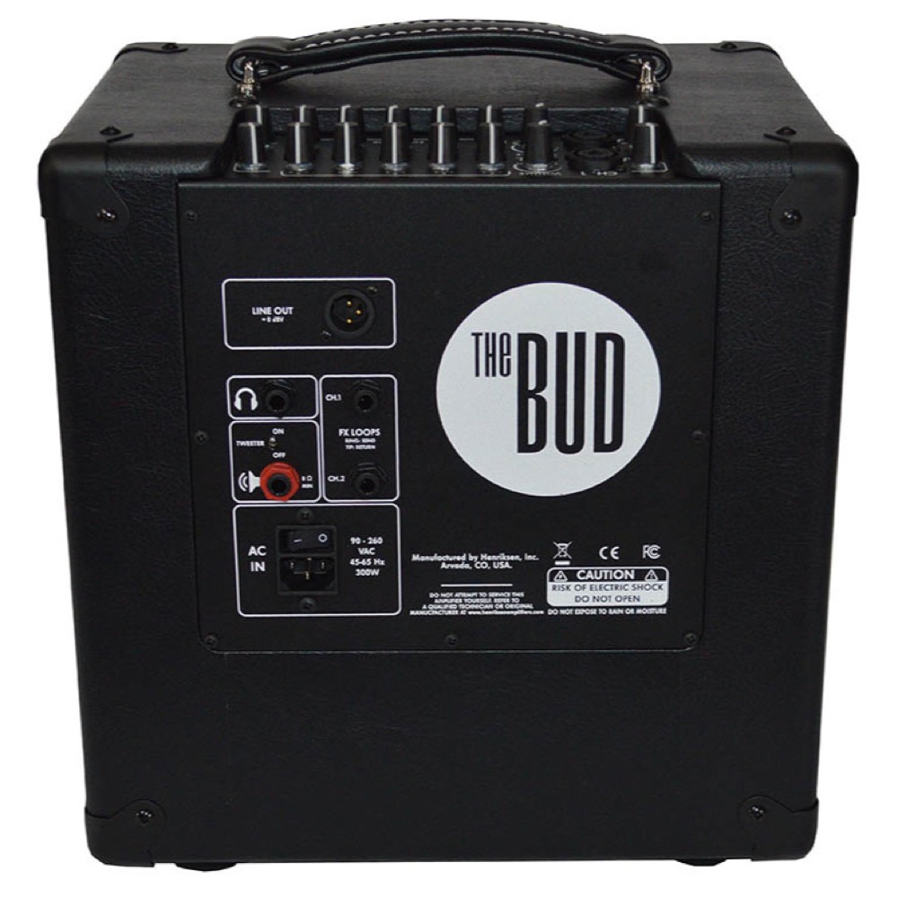 Henriksen Amplifiers The Bud TEN 10インチスピーカー搭載  ギターコンボアンプ 背面画像