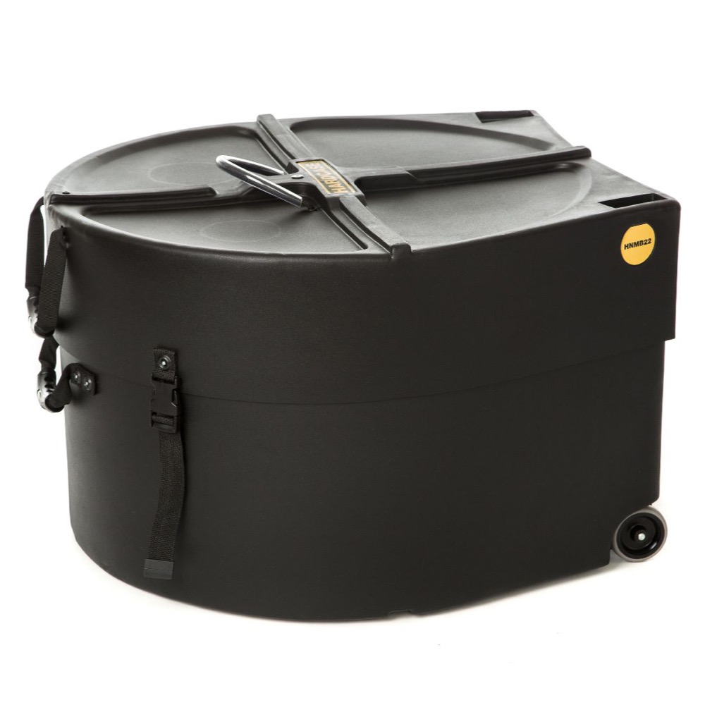 HARDCASE HNMB22 22" Black マーチングバスドラム用ハードケース