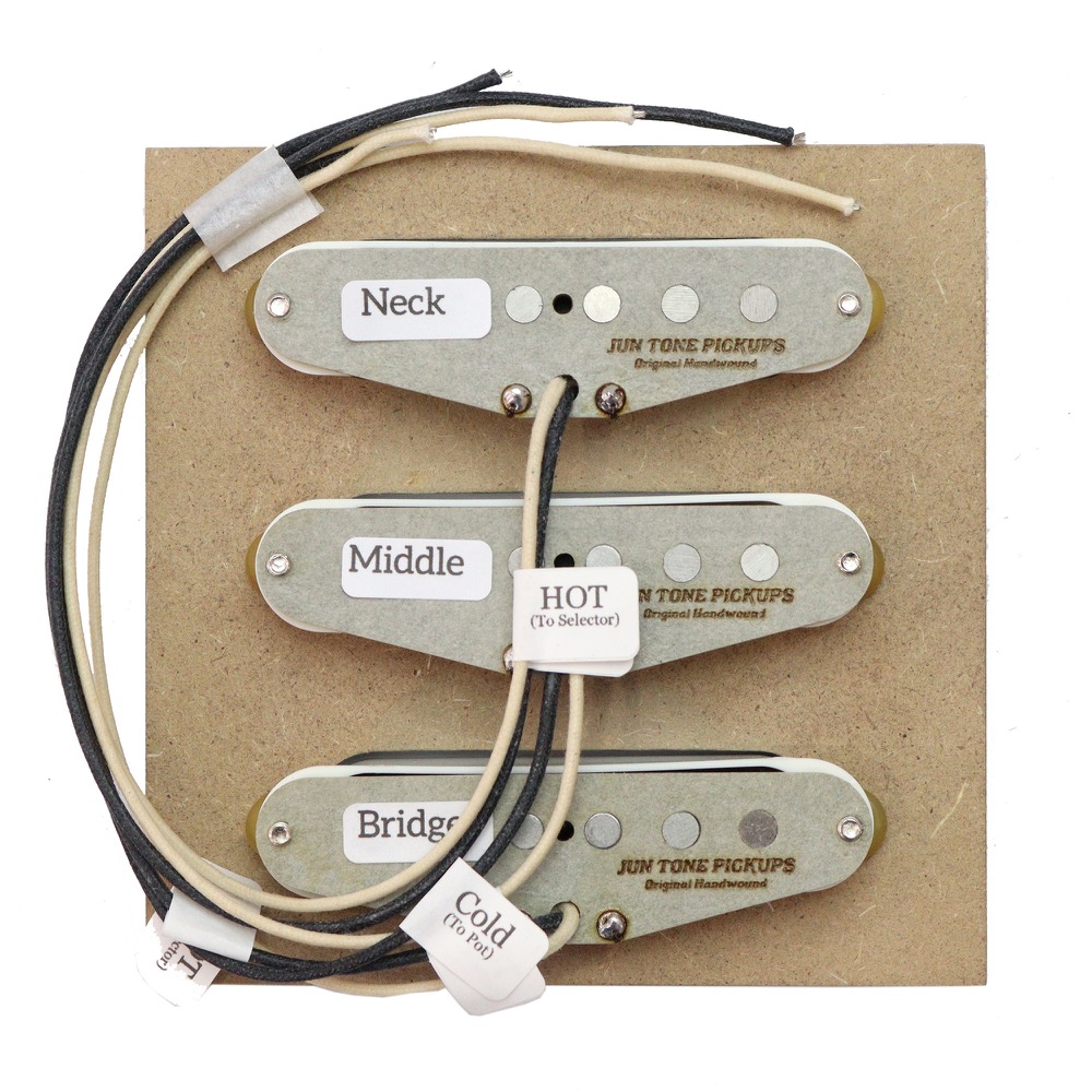 JUNTONE PICKUPS ST’60s Set White Cover エレキギター用ピックアップセット 詳細画像