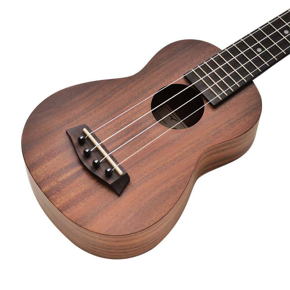 ISLANDER AS-4 Acacia Series ソプラノウクレレ ボディ斜めアングル画像