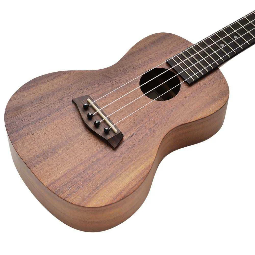 ISLANDER AC-4 Acacia Series コンサートウクレレ ボディ斜めアングル画像