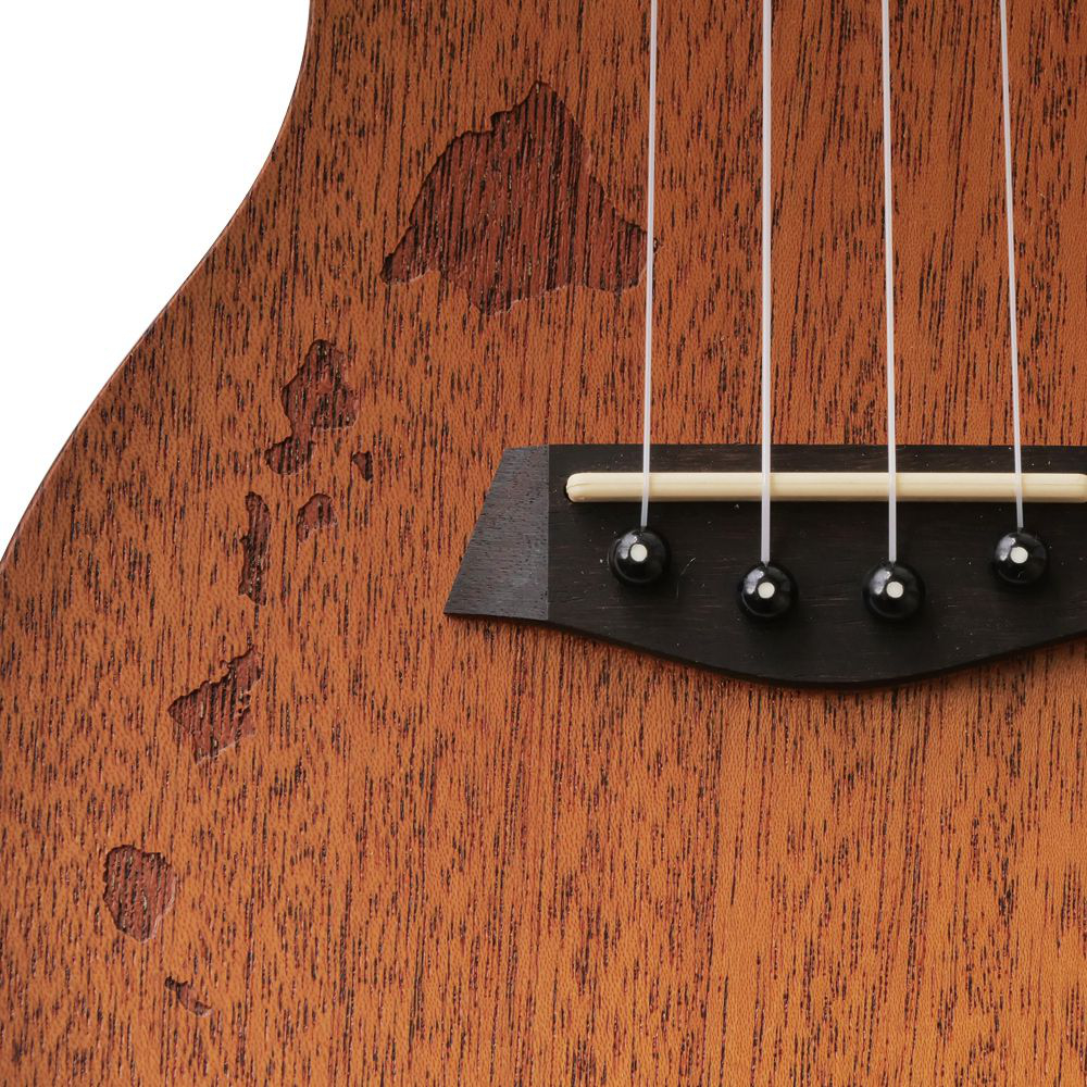 ISLANDER MC-4-ISL Island Series コンサートウクレレ ボディ彫刻アップ画像