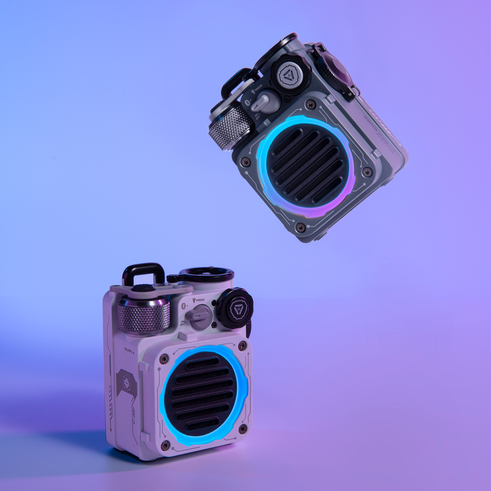 MUZEN Cyber Cube Gray Bluetoothスピーカー イメージ画像