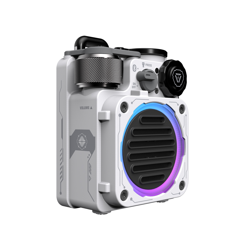 MUZEN Cyber Cube White Bluetoothスピーカー 全体像