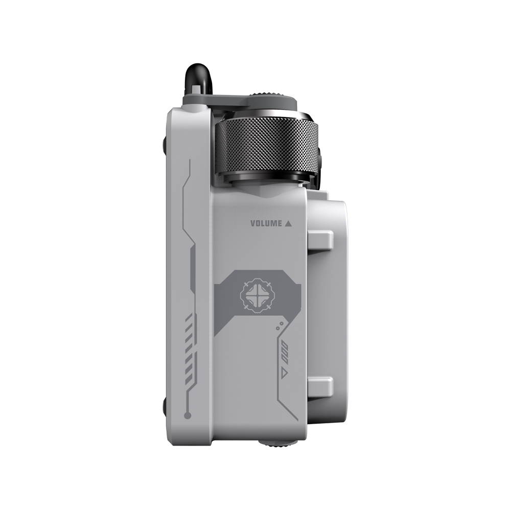 MUZEN Cyber Cube White Bluetoothスピーカー 側面