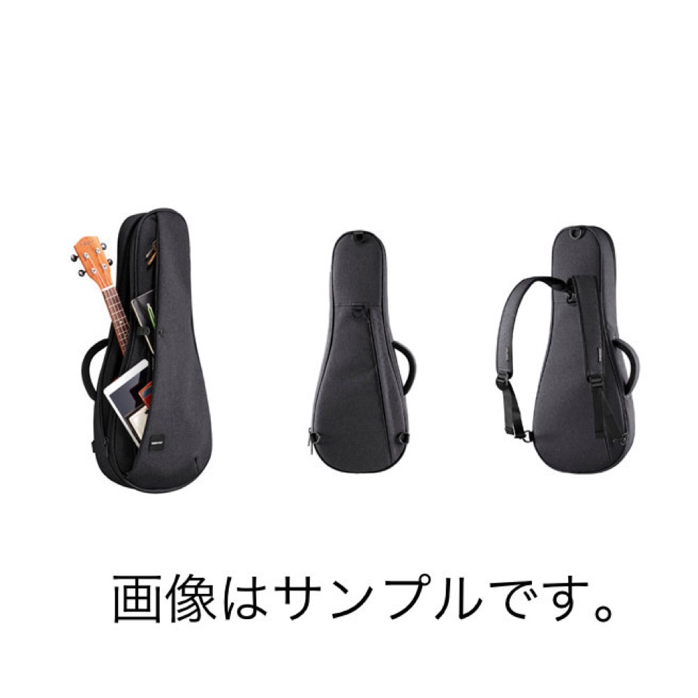 Basiner ACME-TU-NB Neo Black テナーウクレレ用ケース ケース内部 ストラップ画像