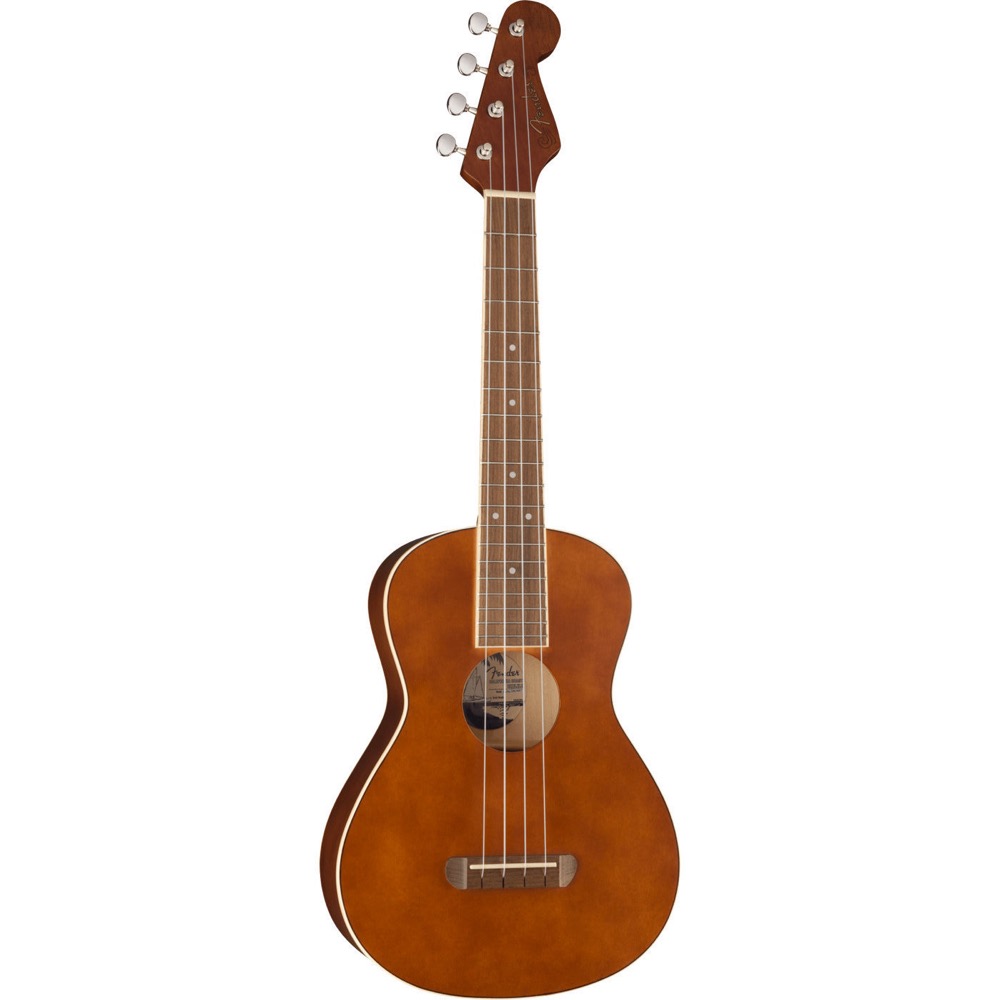Fender Avalon Tenor Ukulele NAT WN テナーウクレレ 正面全体の画像