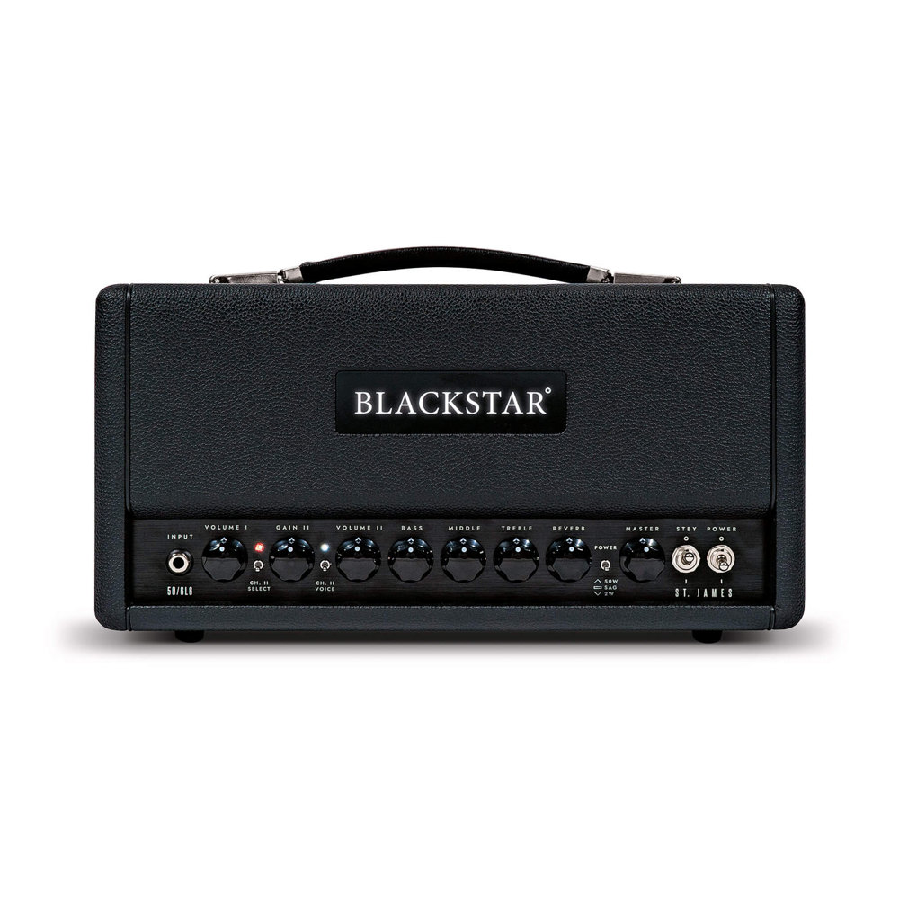 BLACKSTAR ST.JAMES 50 6L6H 超軽量 真空管アンプ 6L6管 50Wヘッド ギターアンプ ヘッド