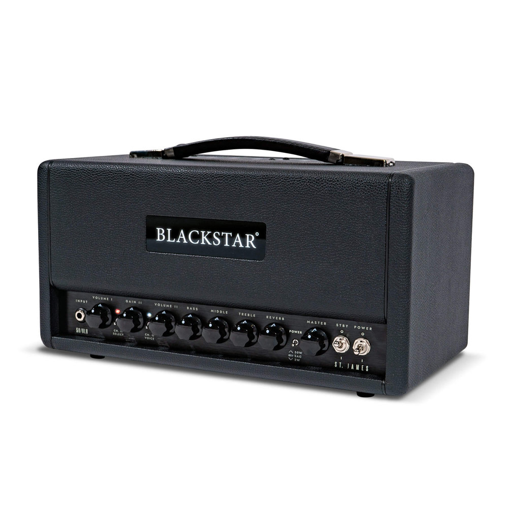BLACKSTAR ST.JAMES 50 6L6H 超軽量 真空管アンプ 6L6管 50Wヘッド ギターアンプ ヘッド サイド画像