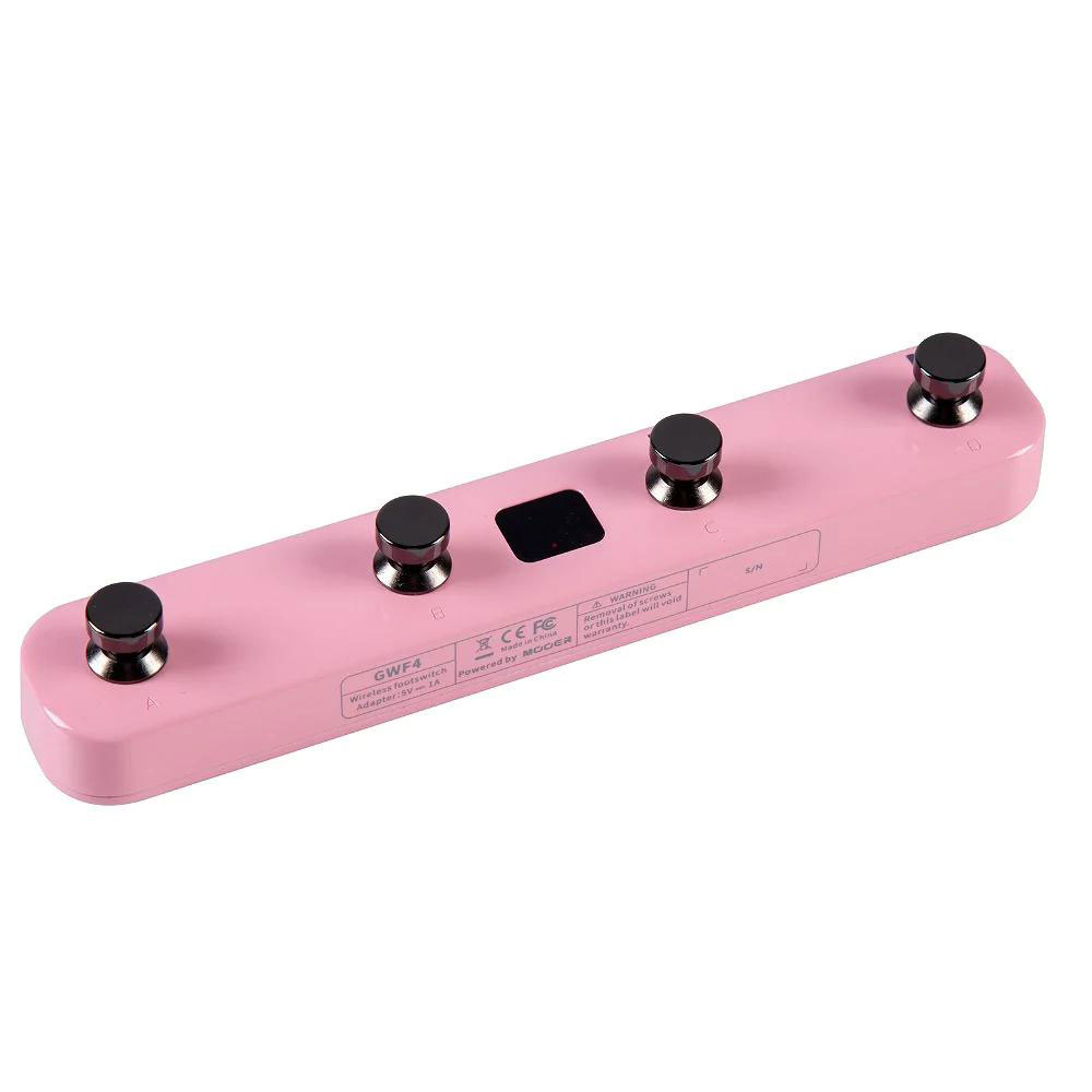 Mooer GWF4 Pink GTRSギター用フットスイッチ 全体画像