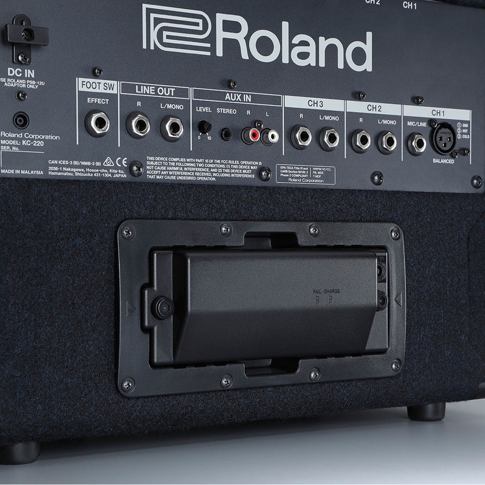 ROLAND BTY-NIMH/A Rechargeable Amp Power Pack Rolandアンプ専用 充電式バッテリーパック 使用例画像5