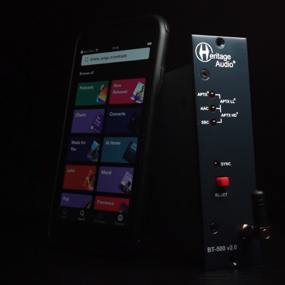 Heritage Audio BT-500 v2.0 500シリーズ対応 Bluetooth ストリーミング・モジュール イメージ画像
