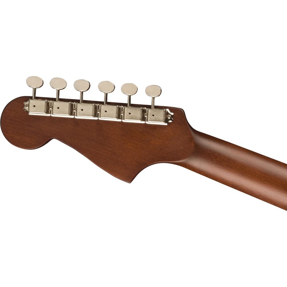 Fender FSR Malibu Player SHP WN エレクトリックアコースティックギター ヘッドバック画像