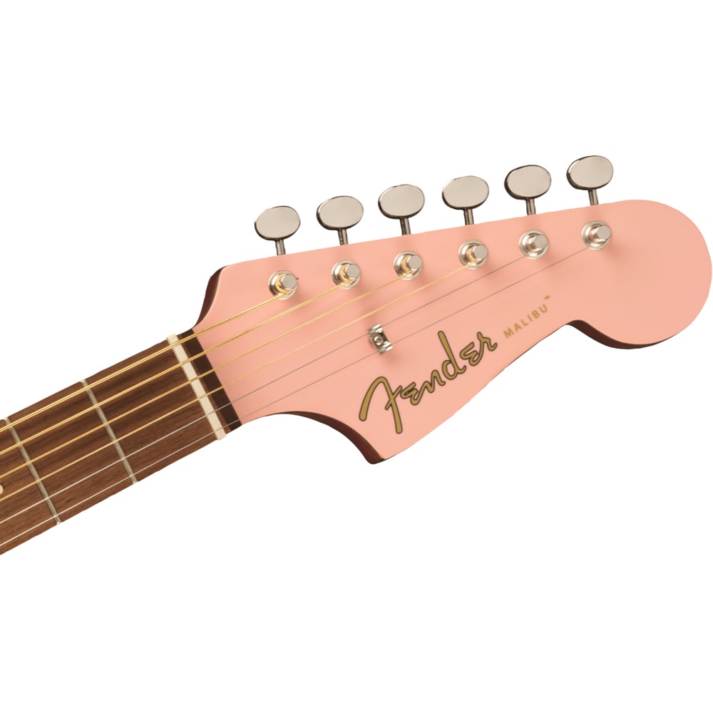 Fender FSR Malibu Player SHP WN エレクトリックアコースティックギター ヘッド画像