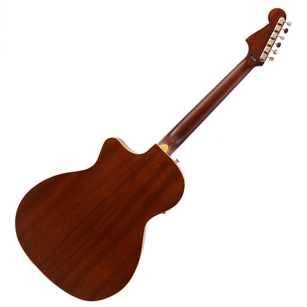 Fender FSR Newporter Player SHP WN エレクトリックアコースティックギター エレクトリックアコースティックギター 裏面 画像