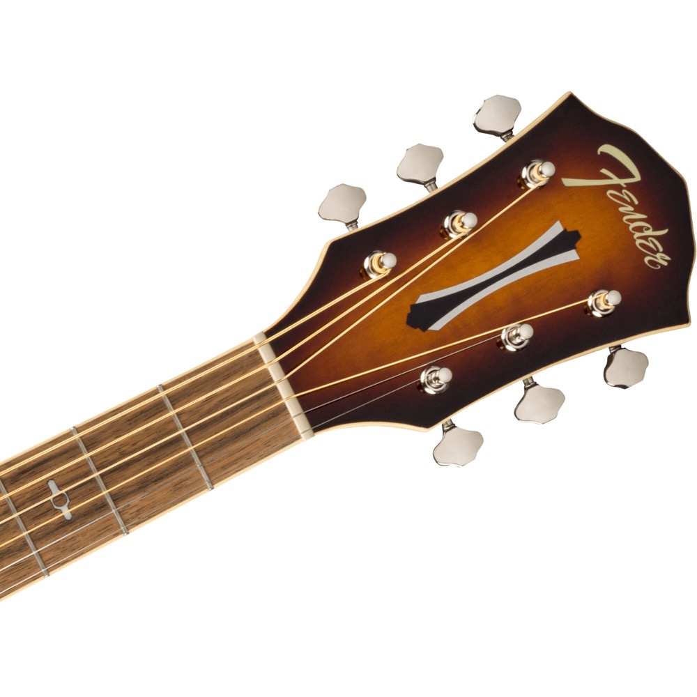 Fender FA-235E Concert Mocha Burst LR エレクトリックアコースティックギター ヘッド画像
