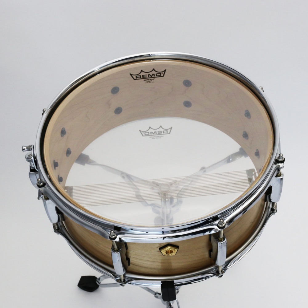 REMO C-13TE CLEAR EMPEROR 13インチ ドラムヘッド 設置例画像