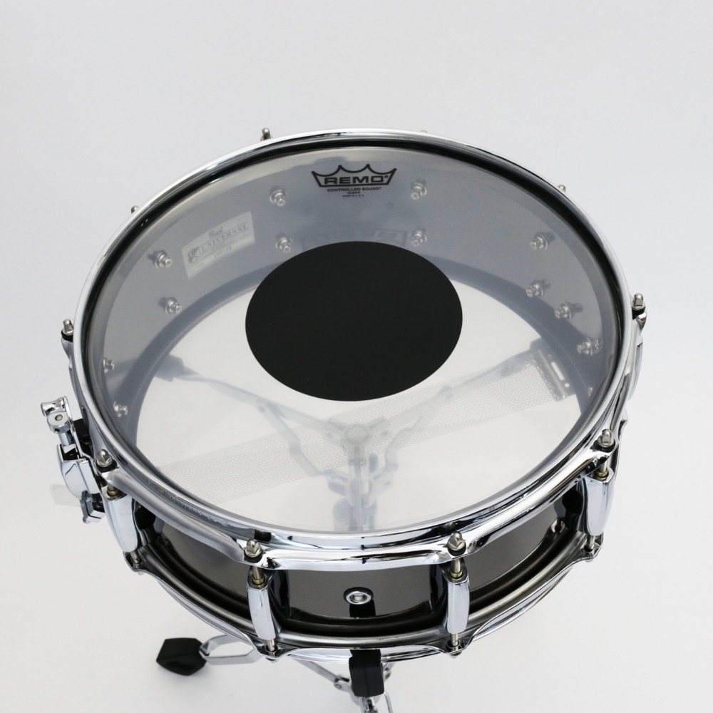 REMO CS-14 CS CONTROL SOUND CLEAR 14インチ ドラムヘッド 設置例画像
