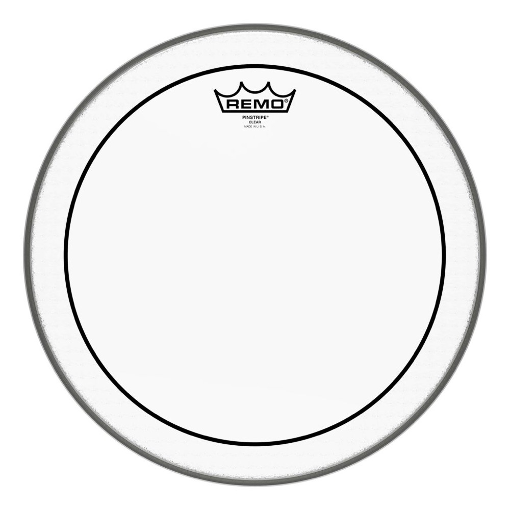 REMO PS-324BB PINSTRIPE CLEAR 24インチ ドラムヘッド
