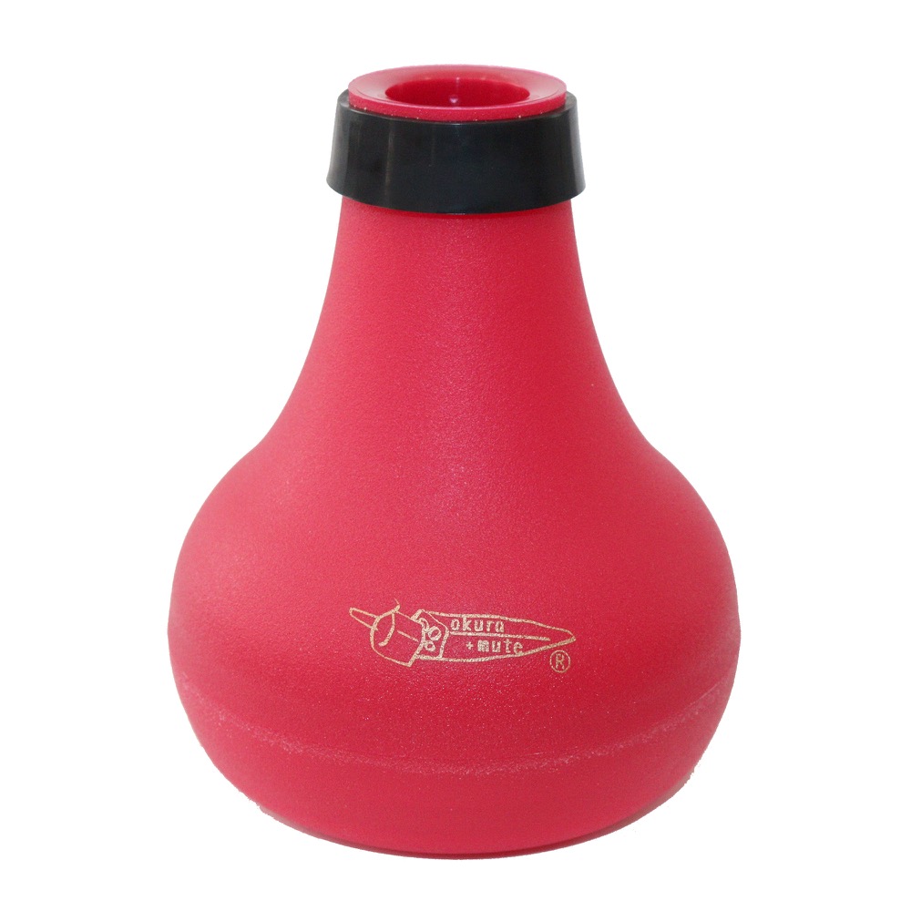 okura+mute オクラ＋ミュート for トランペット レッド プラクティスミュート