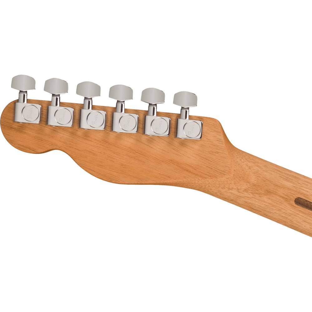 Fender American Acoustasonic Telecaster All-Mahogany Natural エレクトリックアコースティックギター ヘッド裏の画像