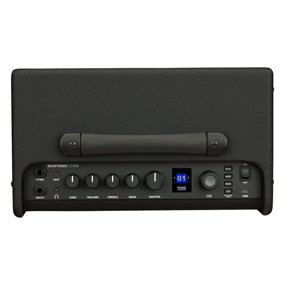 Fender Mustang LT40S ギターアンプ コンボ フェンダー コントロール部画像 カラーディスプレイ部画像