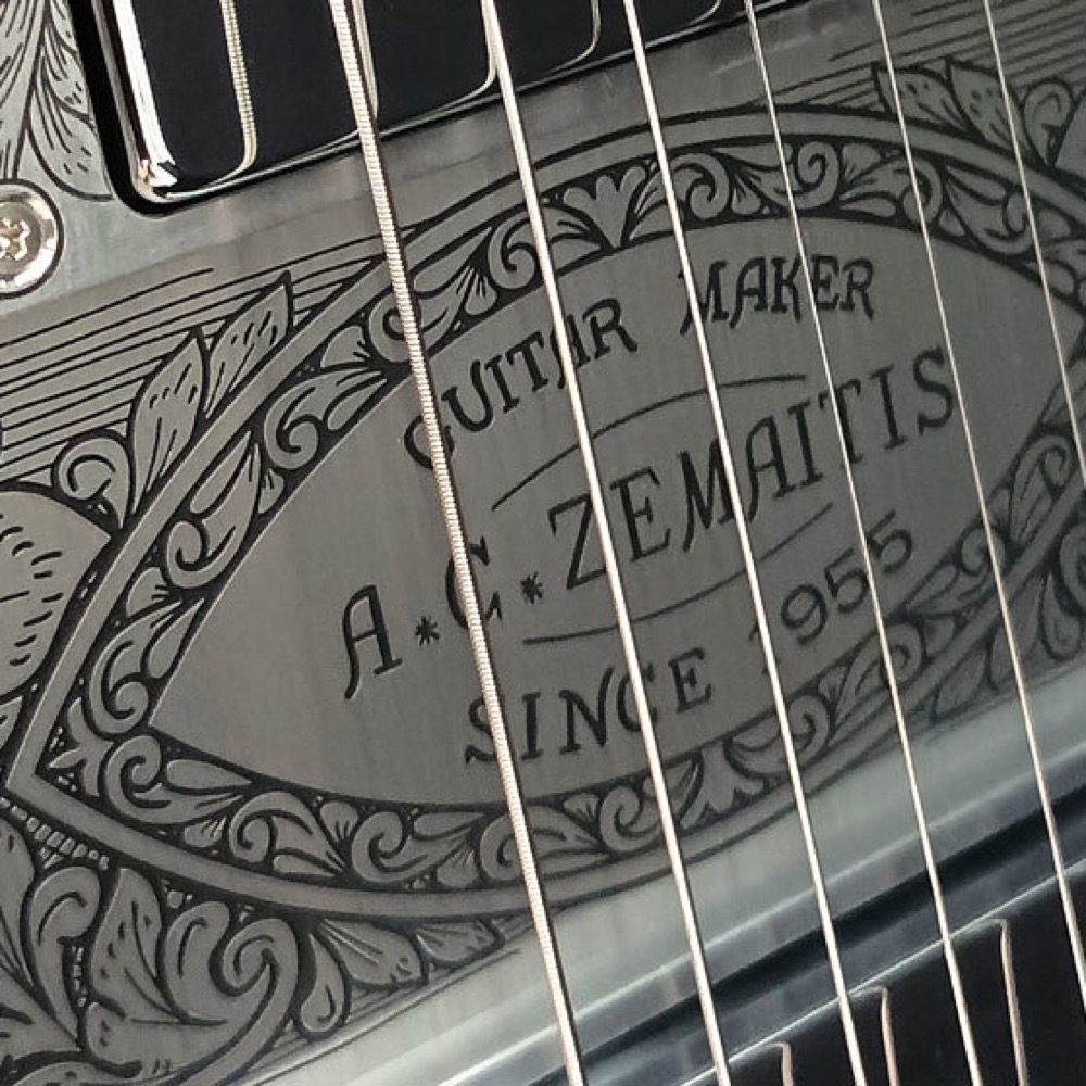 ZEMAITIS MFG-AC-22 Natural エレキギター ゼマイティス ピックアップ部彫金