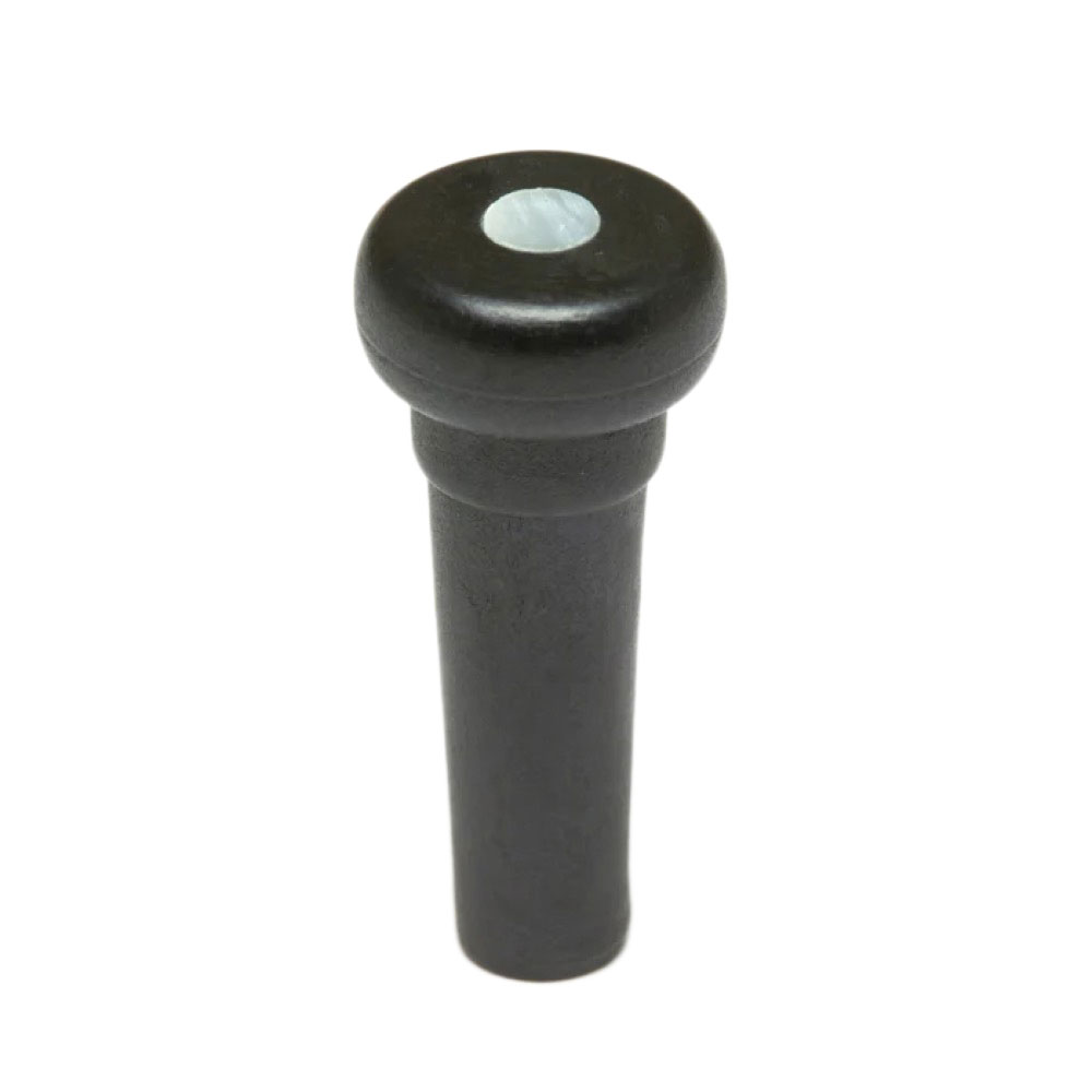 GRAPH TECH PP-7242-00 TUSQ END PIN BLACK WITH 4mm MOTHER OF PEARL DOT エンドピン