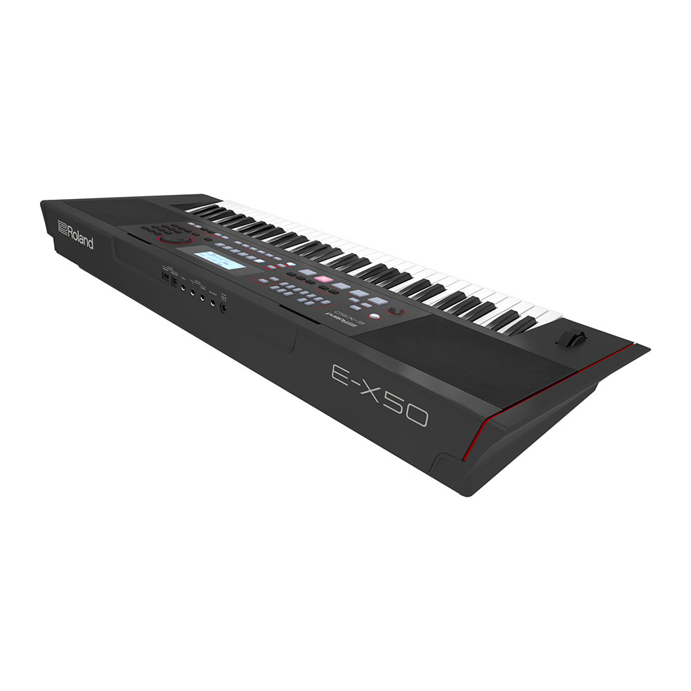 ROLAND E-X50 Arranger Keyboard アレンジャーキーボード 斜めアングル画像